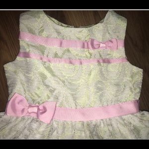 Lavender Girl Dress Green And Pink 4T